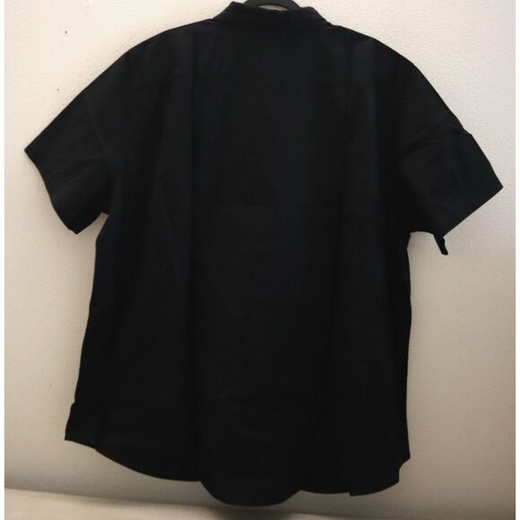 Levi's Men's Sz 2XL Black S/S Classic One-Pocket Standard Fit Button-Up Shirt - Picture 2 of 9